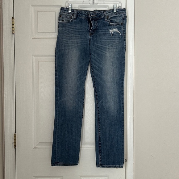 Kut From The Kloth Catherine Boyfriend Jean Size 10 Classic Distressed - Picture 1 of 8